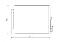 Condenser, air conditioning 37005560 International Radiators
