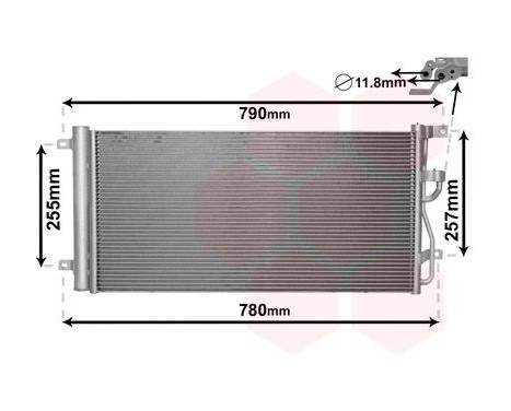 Condenser, air conditioning 37005612 International Radiators