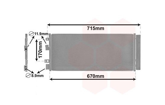Condenser, air conditioning 37005690 International Radiators