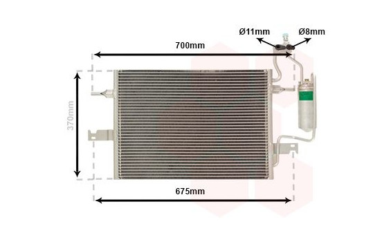 Condenser, air conditioning 37015349 International Radiators