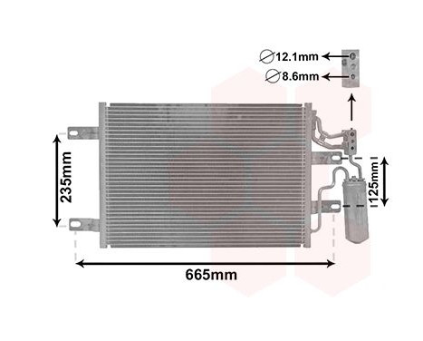 Condenser, air conditioning 37015394 International Radiators, Image 2