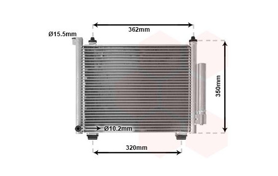 Condenser, air conditioning 37015402 International Radiators