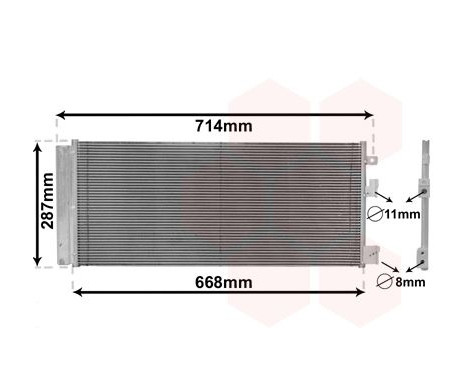 Condenser, air conditioning 37015701 International Radiators