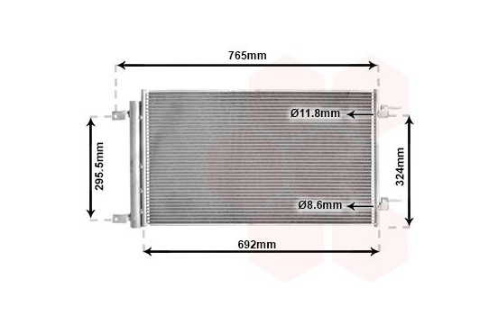 Condenser, air conditioning 37015704 International Radiators