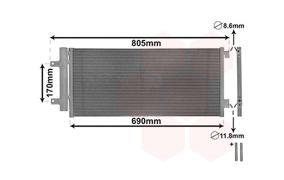 Condenser, air conditioning 37015705 International Radiators