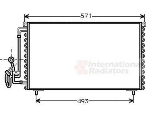 Condenser, air conditioning 40005155 International Radiators, Image 2