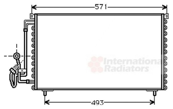 Condenser, air conditioning 40005155 International Radiators, Image 2