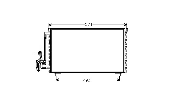 Condenser, air conditioning 40005155 International Radiators
