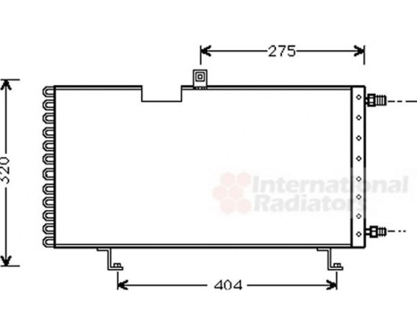 Condenser, air conditioning 40005158 International Radiators, Image 2