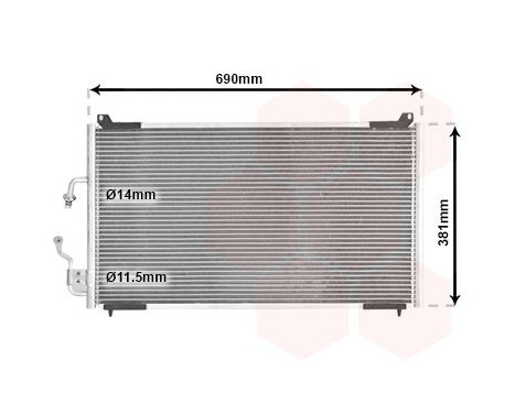 Condenser, air conditioning 40005182 International Radiators, Image 2
