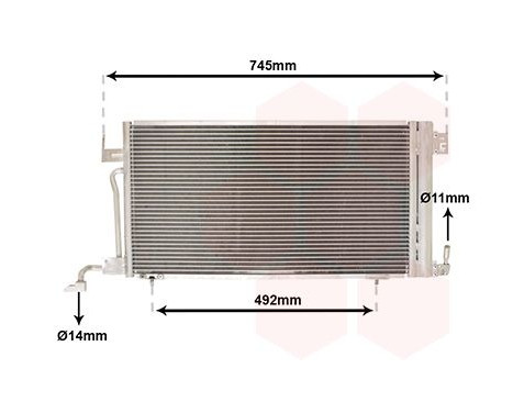 Condenser, air conditioning 40005187 International Radiators, Image 2