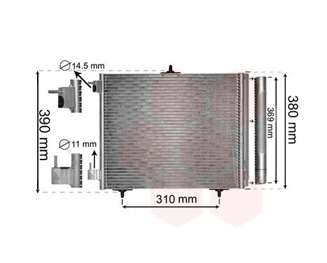 Condenser, air conditioning 40005295 International Radiators, Image 2