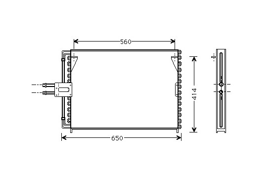 Condenser, air conditioning 43005189 International Radiators
