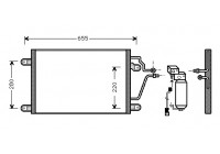 Condenser, air conditioning 43005211 International Radiators