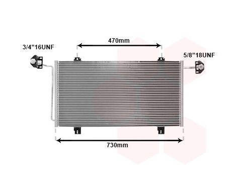 Condenser, air conditioning 43005278 International Radiators, Image 2
