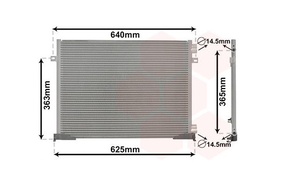 Condenser, air conditioning 43005339 International Radiators, Image 2