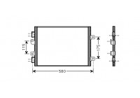 Condenser, air conditioning 43005341 International Radiators