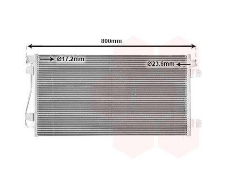 Condenser, air conditioning 43005348 International Radiators, Image 2