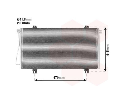Condenser, air conditioning 43005352 International Radiators, Image 2