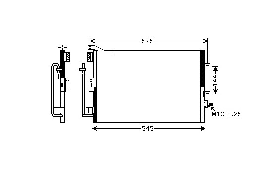 Condenser, air conditioning 43005395 International Radiators