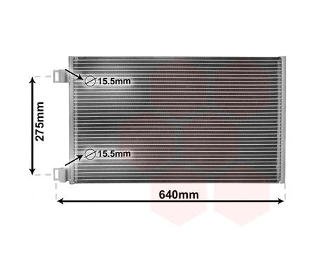 Condenser, air conditioning 43005444 International Radiators, Image 2