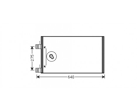 Condenser, air conditioning 43005444 International Radiators