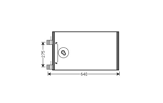 Condenser, air conditioning 43005444 International Radiators