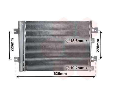 Condenser, air conditioning 43005467 International Radiators, Image 2