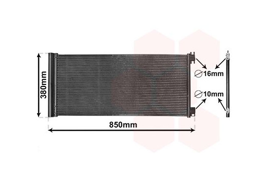 Condenser, air conditioning 43015702 International Radiators