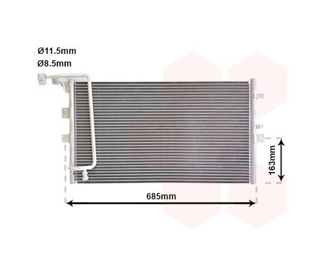 Condenser, air conditioning 47005039 International Radiators, Image 2