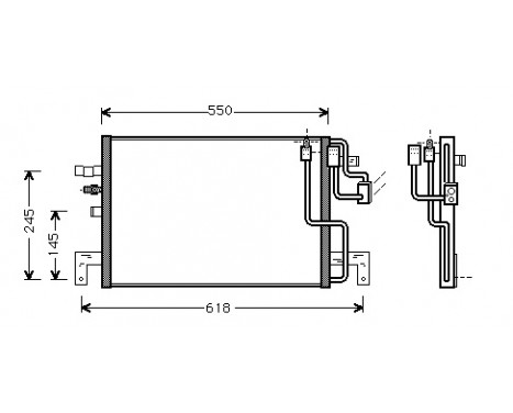 Condenser, air conditioning 47005048 International Radiators