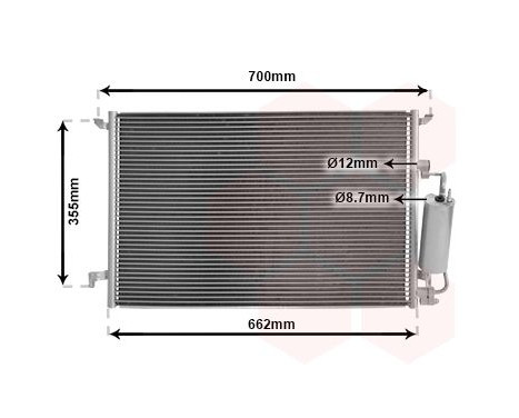 Condenser, air conditioning 47015058 International Radiators