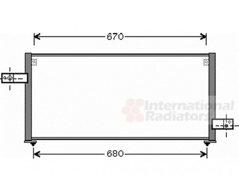 Condenser, air conditioning 51005061 International Radiators, Image 2