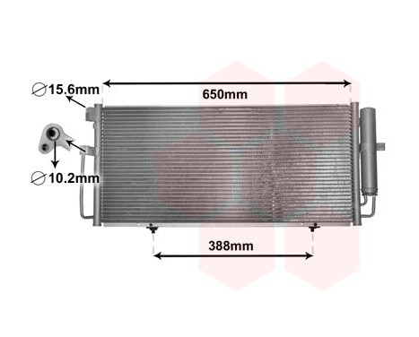 Condenser, air conditioning 51005078 International Radiators, Image 2