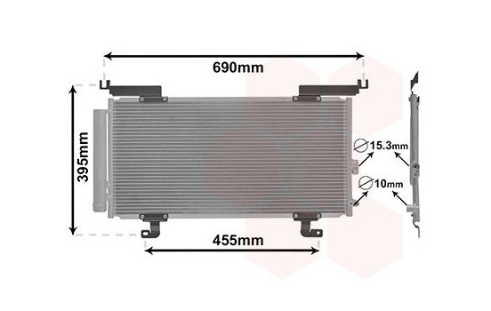 Condenser, air conditioning 51015701 International Radiators