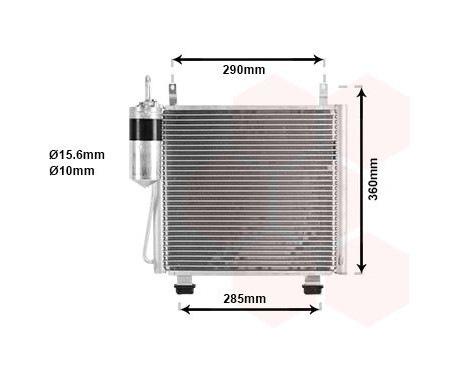 Condenser, air conditioning 52005060 International Radiators, Image 2