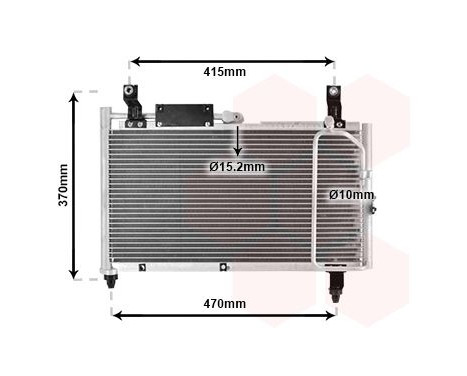 Condenser, air conditioning 52005067 International Radiators, Image 2