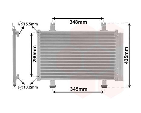 Condenser, air conditioning 52005087 International Radiators