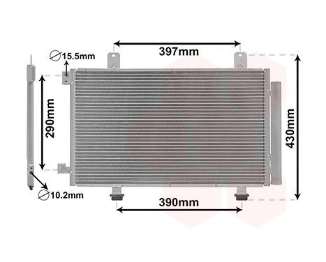 Condenser, air conditioning 52005090 International Radiators, Image 2