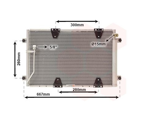 Condenser, air conditioning 52005107 International Radiators, Image 2