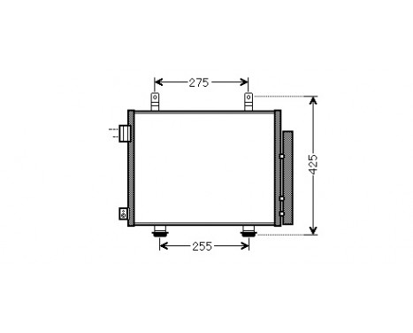 Condenser, air conditioning 52005115 International Radiators, Image 2