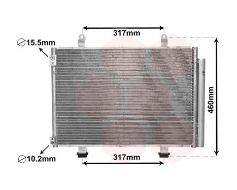 Condenser, air conditioning 52005133 International Radiators