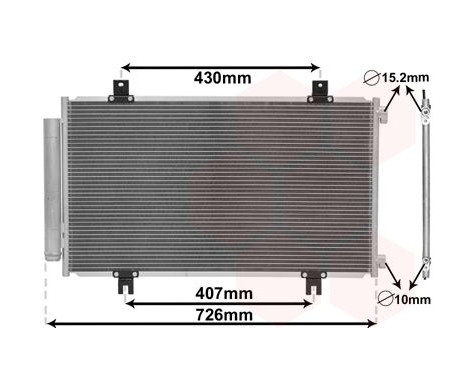 Condenser, air conditioning 52015701 International Radiators