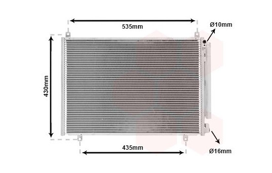Condenser, air conditioning 52015703 International Radiators