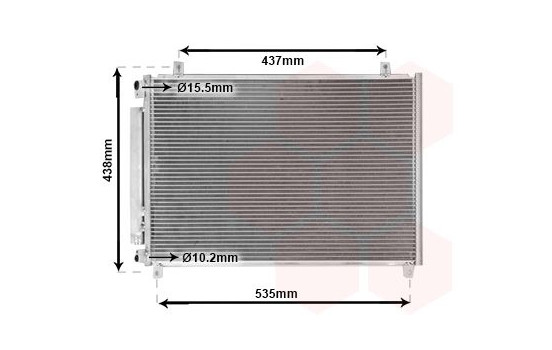 Condenser, air conditioning 52015708 International Radiators