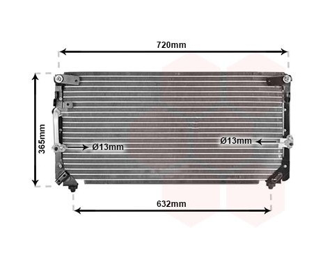Condenser, air conditioning 53005006 International Radiators, Image 2
