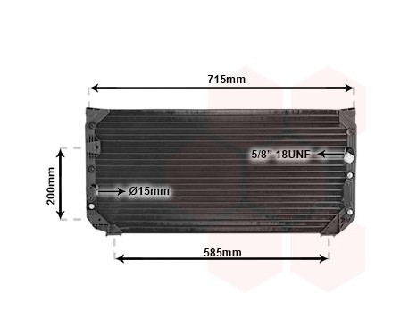 Condenser, air conditioning 53005190 International Radiators, Image 2