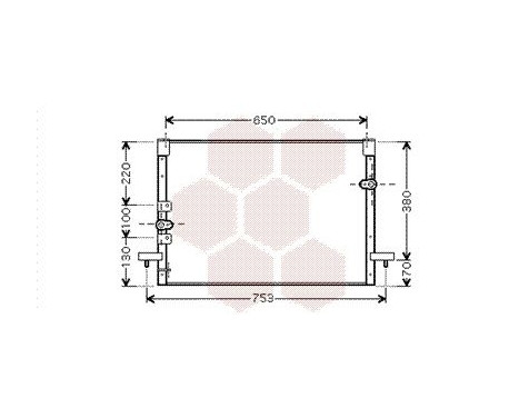 Condenser, air conditioning 53005199 International Radiators, Image 2