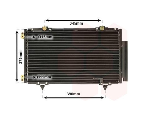 Condenser, air conditioning 53005266 International Radiators, Image 2