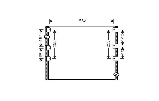 Condenser, air conditioning 53005278 International Radiators